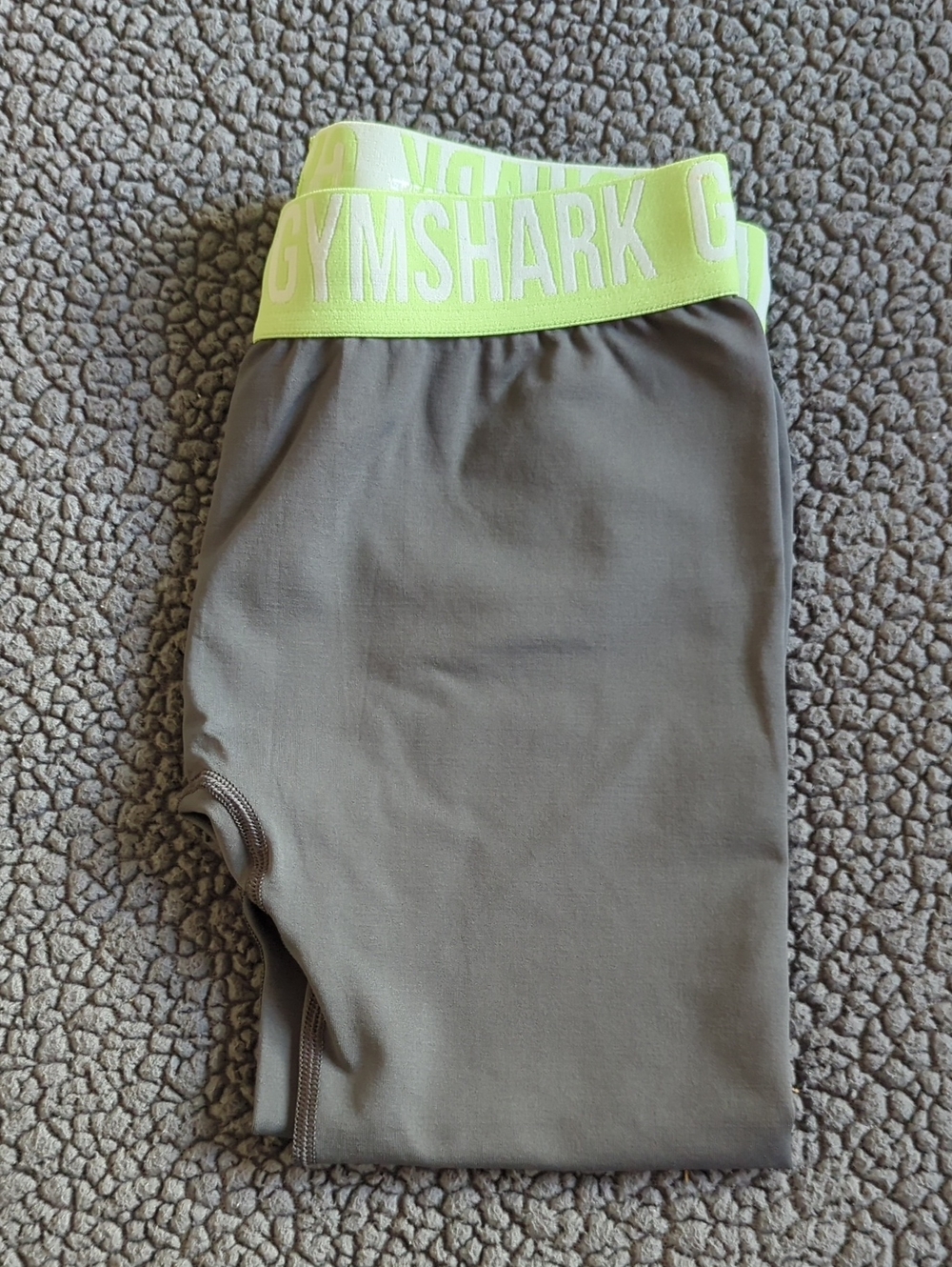 Gymshark Fit Seamless Cropped Leggings, Gray, Large